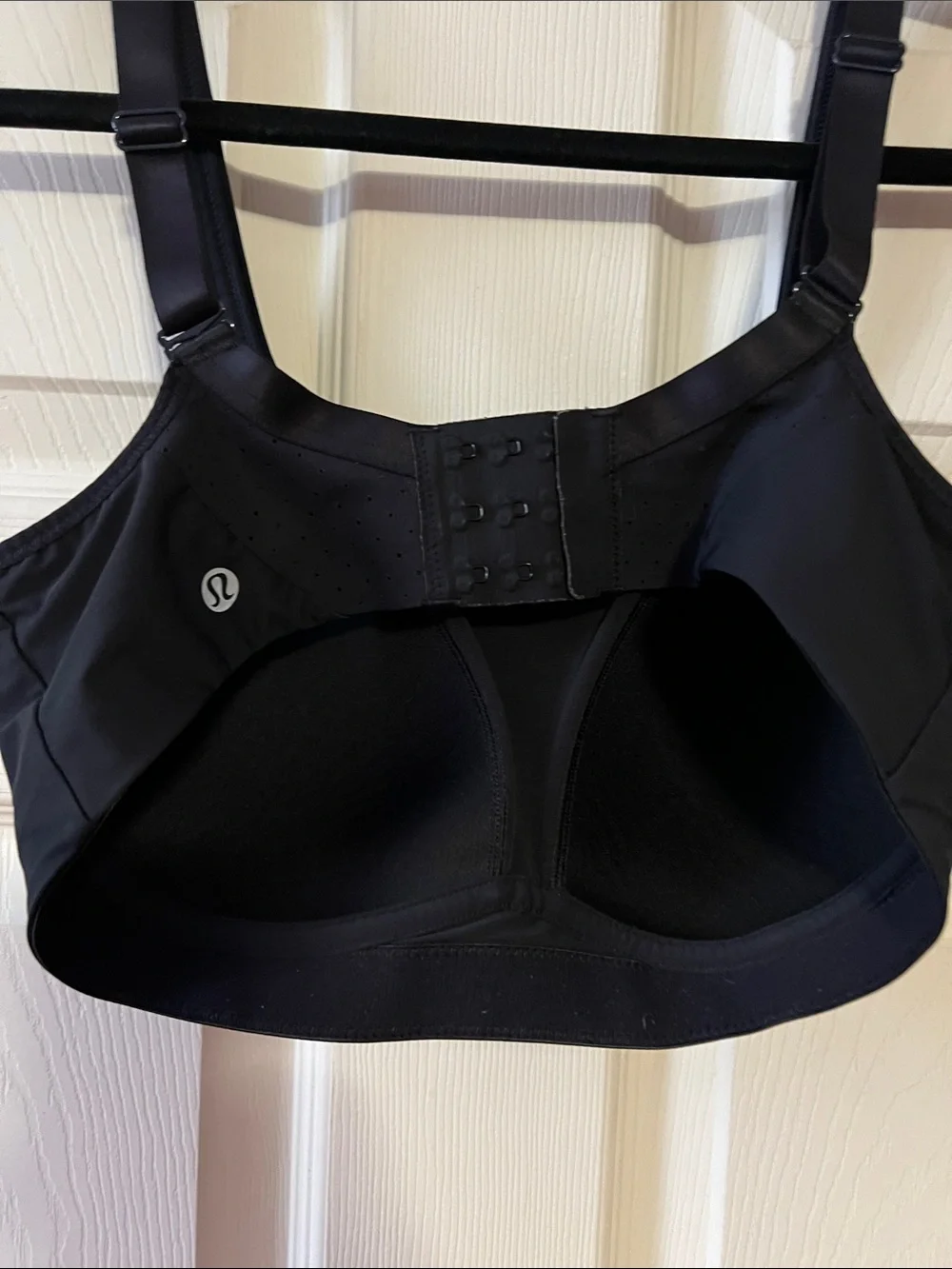 #146 Lululemon Enlite Black High Support Sports Bra Convertible Straps EUC